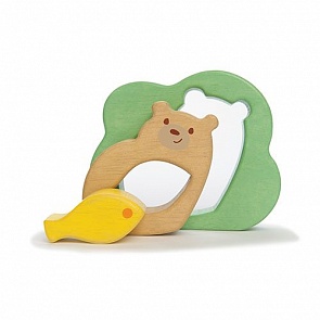 Пазл для малышей - Мишка с рыбкой, 3 элемента (Le Toy Van, PL003)